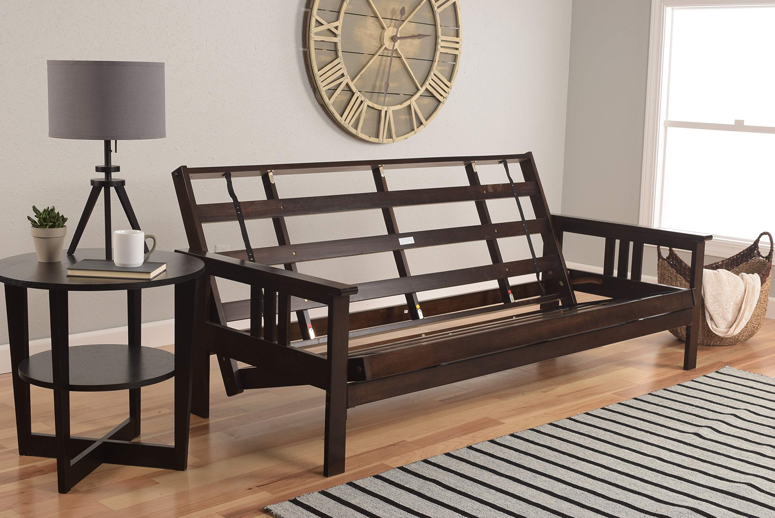 Kodiak Furniture Monterey Full-Size Contemporary Solid Wood Frame In Espresso